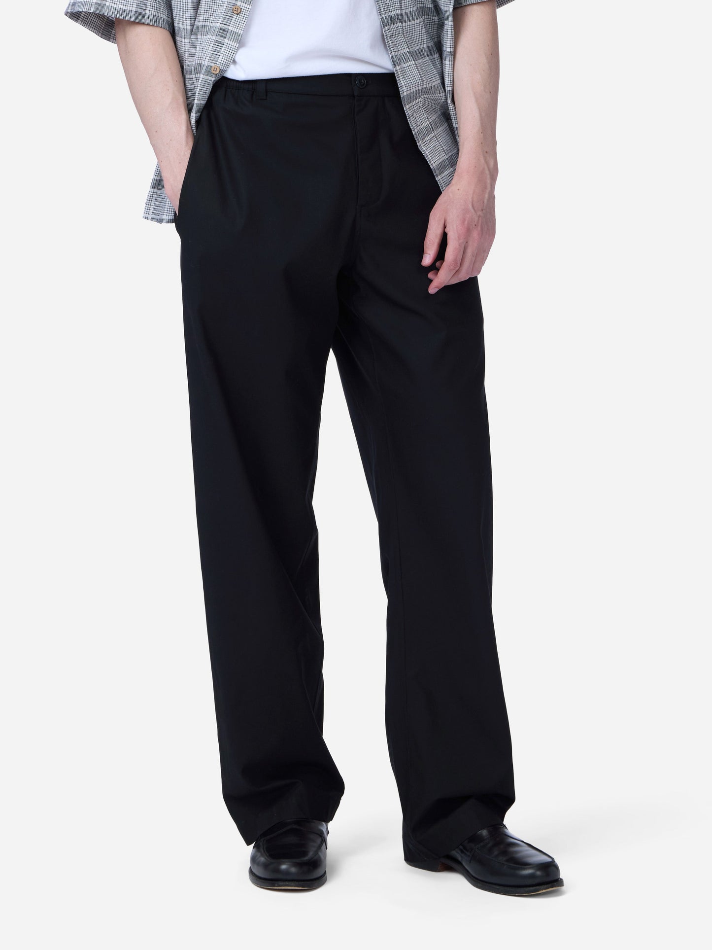 Harvest Pant Black Cotton Gabardine