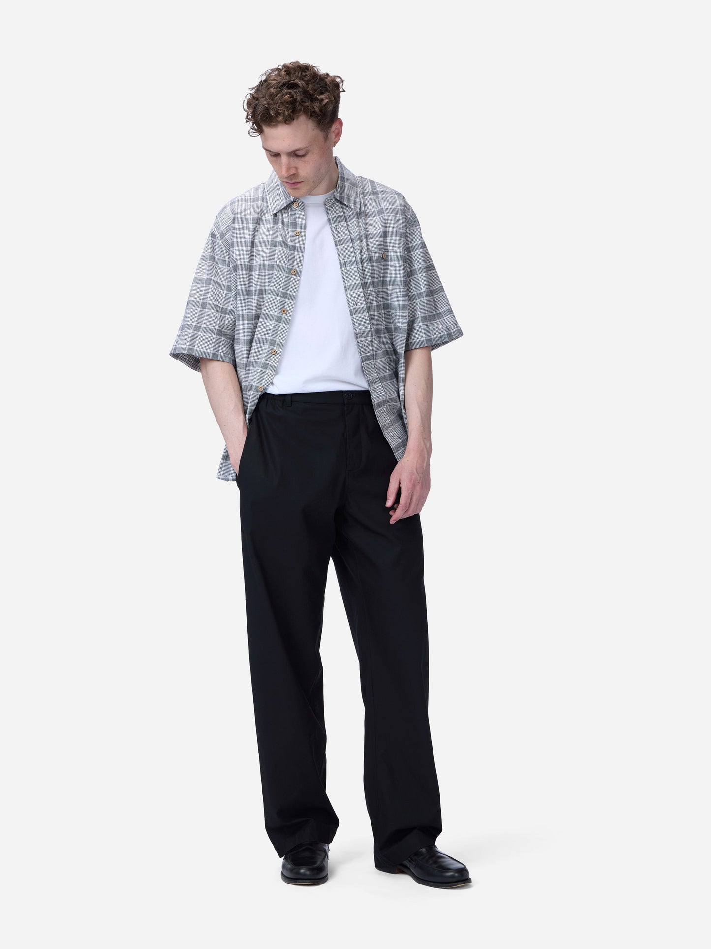 Harvest Pant Black Cotton Gabardine