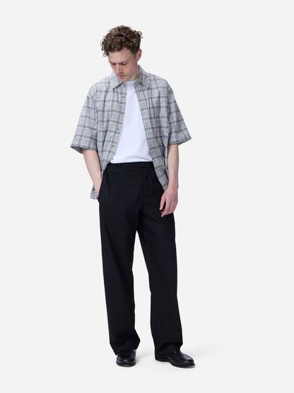 Harvest Pant Black Cotton Gabardine