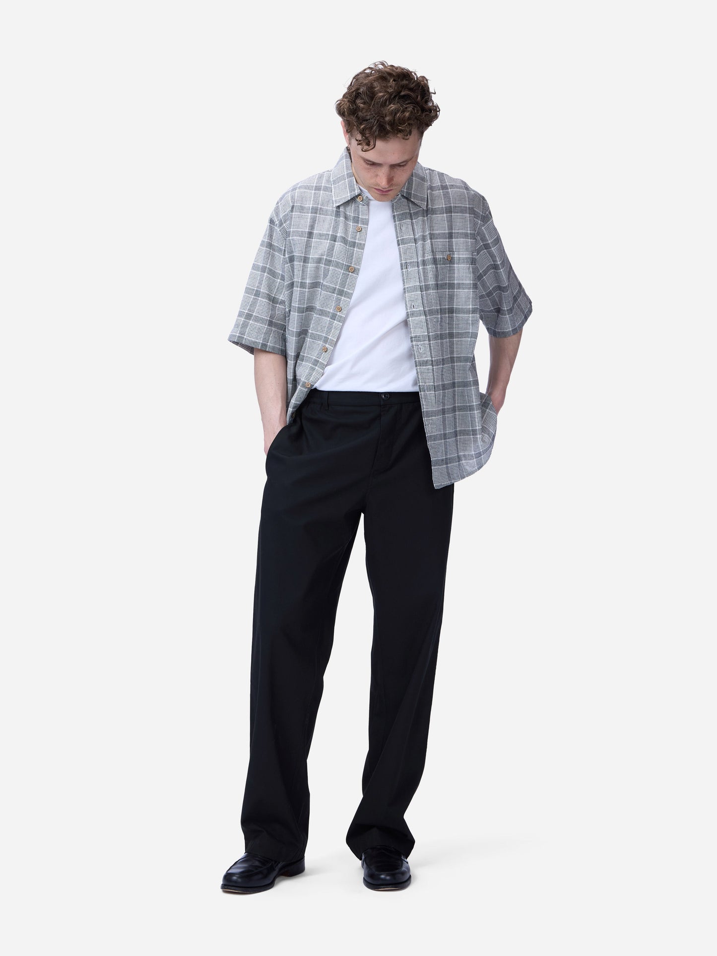 Harvest Pant Black Cotton Gabardine