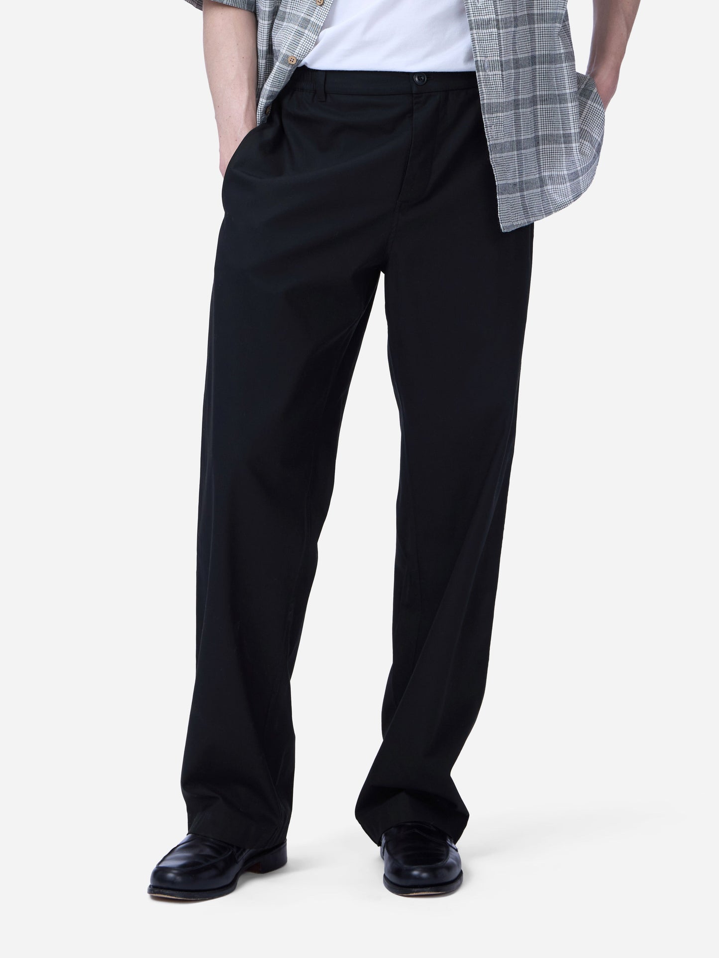 Harvest Pant Black Cotton Gabardine