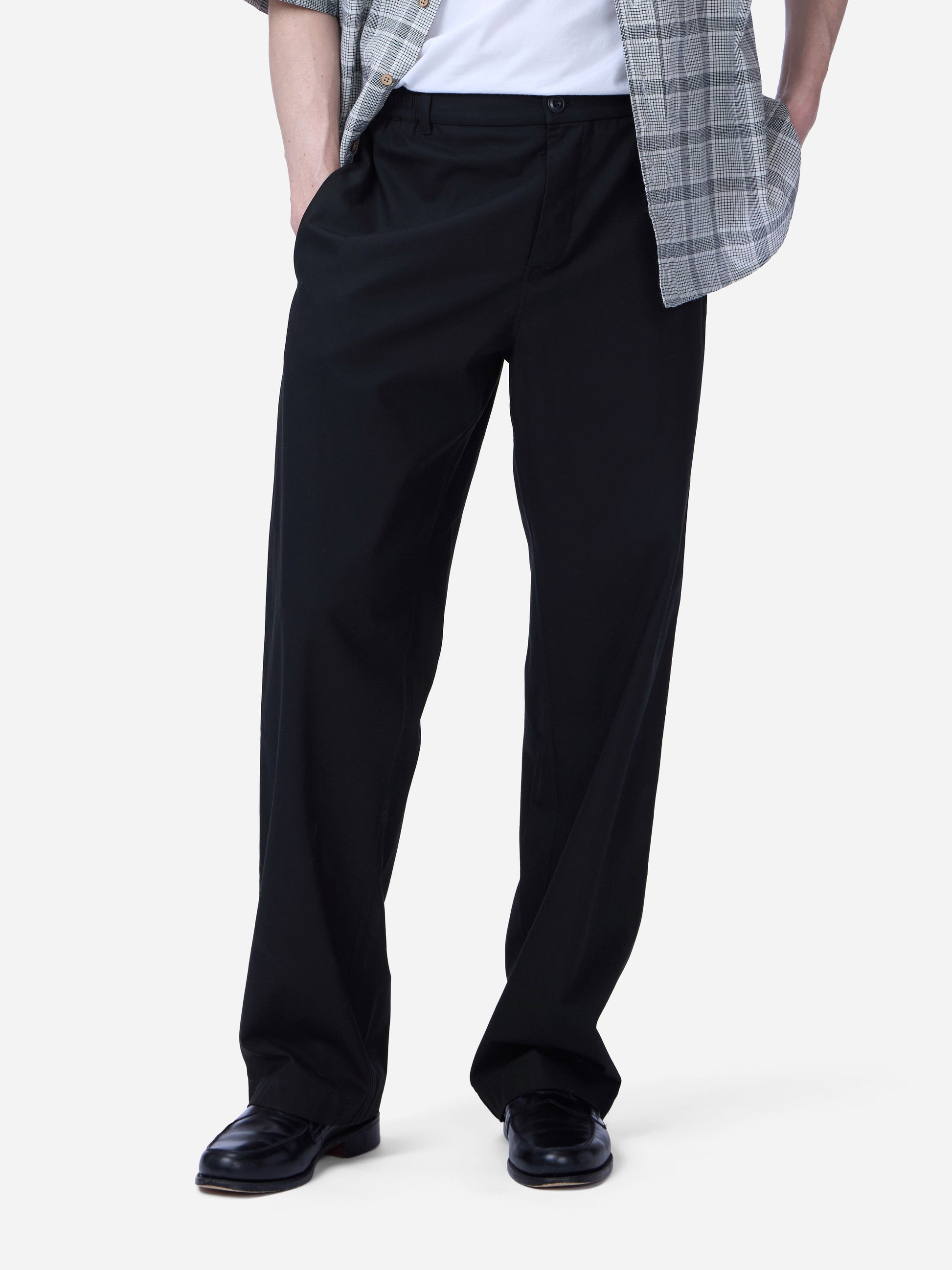 Harvest Pant Black Cotton Gabardine