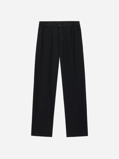 Harvest Pant Black Cotton Gabardine