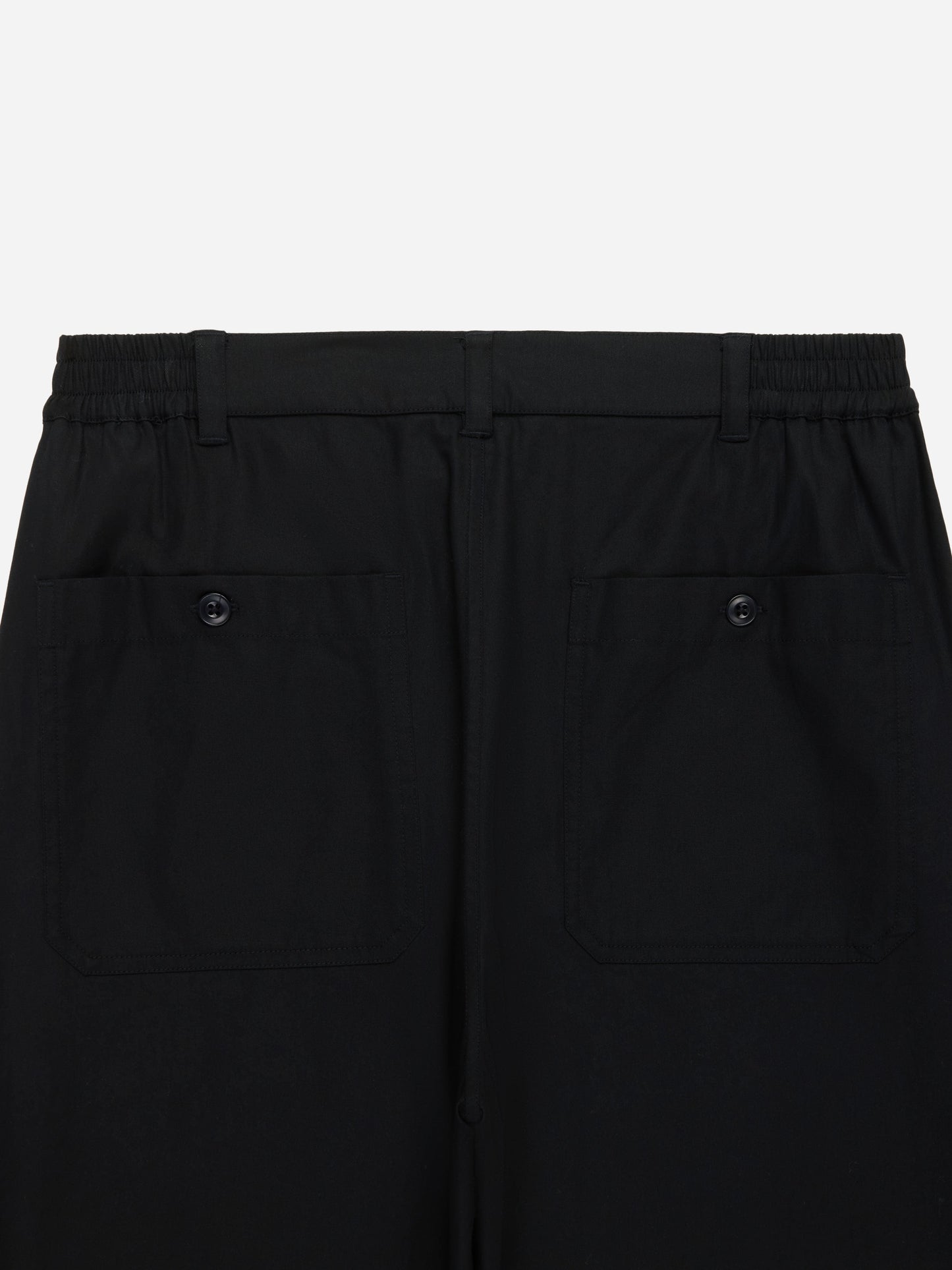 Harvest Pant Black Cotton Gabardine