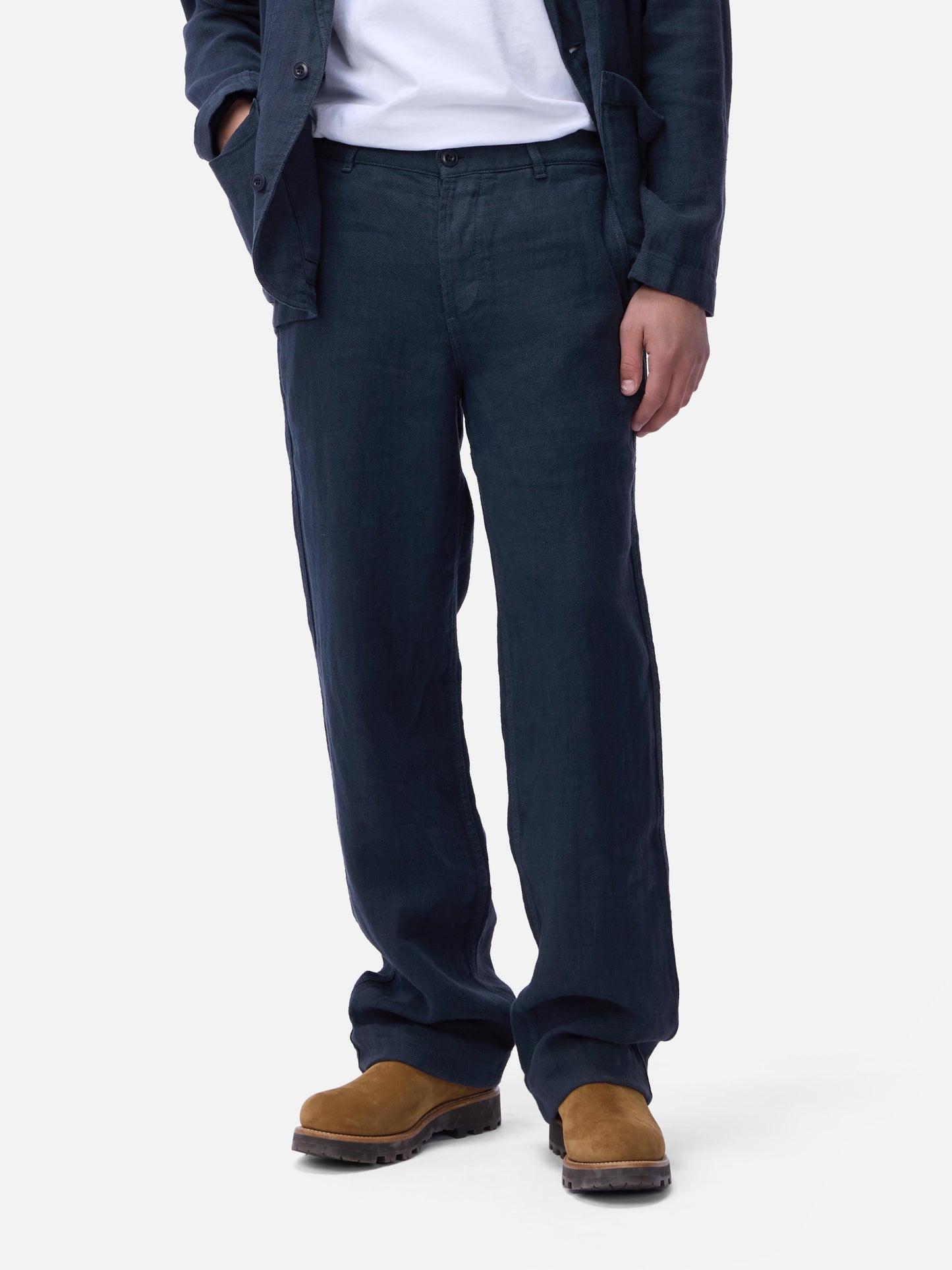 Work Pant Midnight Linen