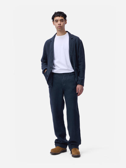 Work Pant Midnight Linen