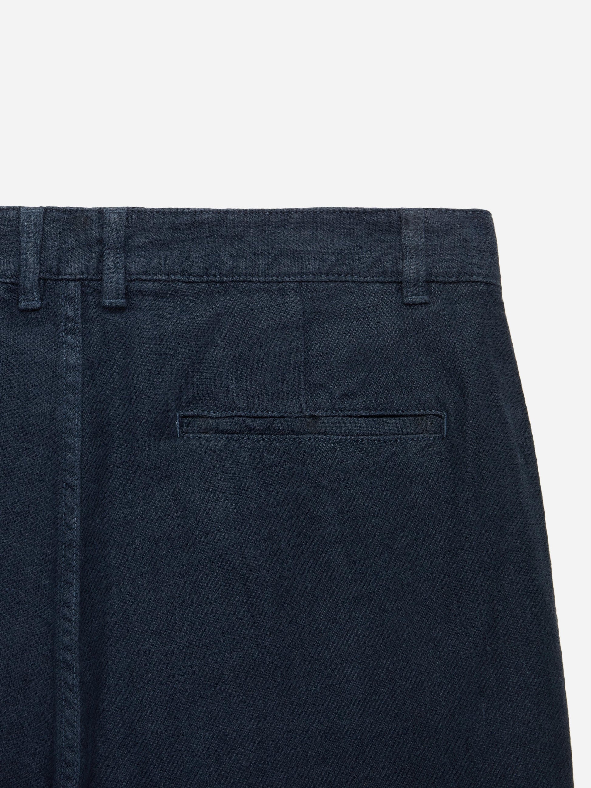 Work Pant Midnight Linen