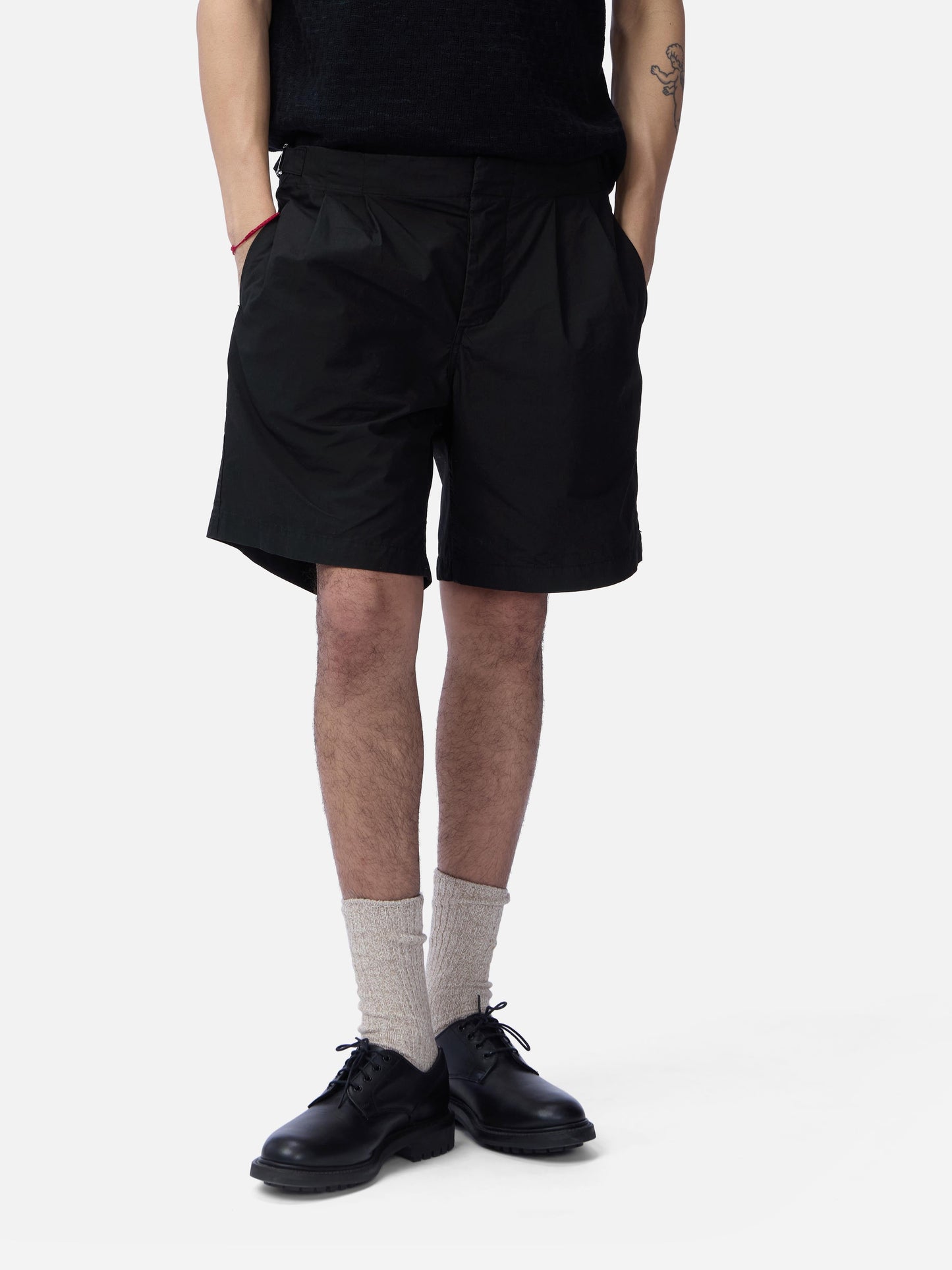 Safari Shorts Black Poplin