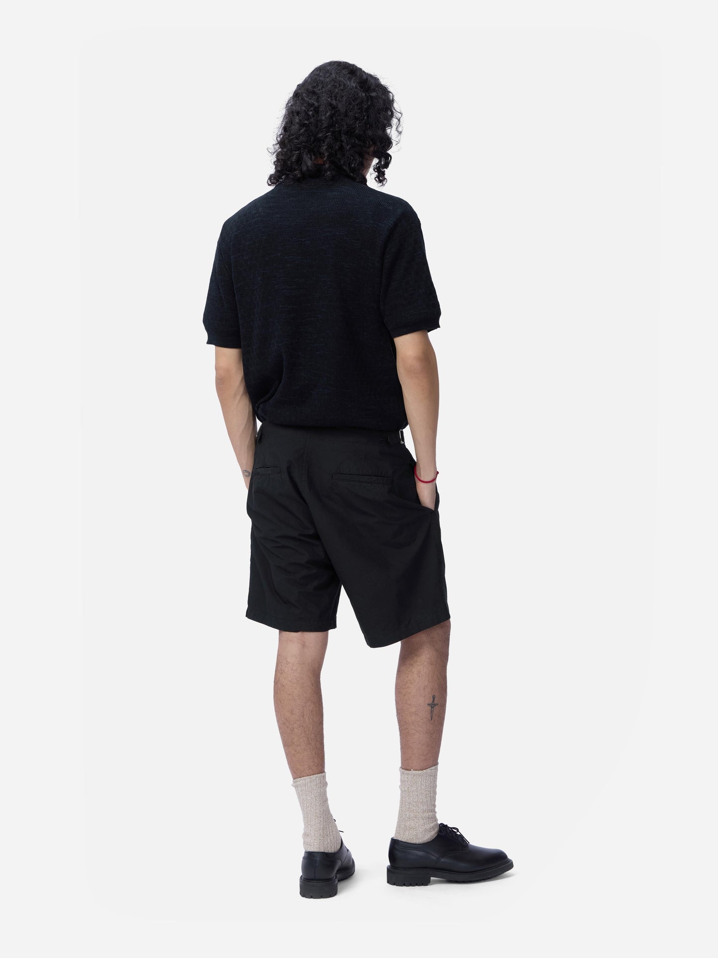 Safari Shorts Black Poplin