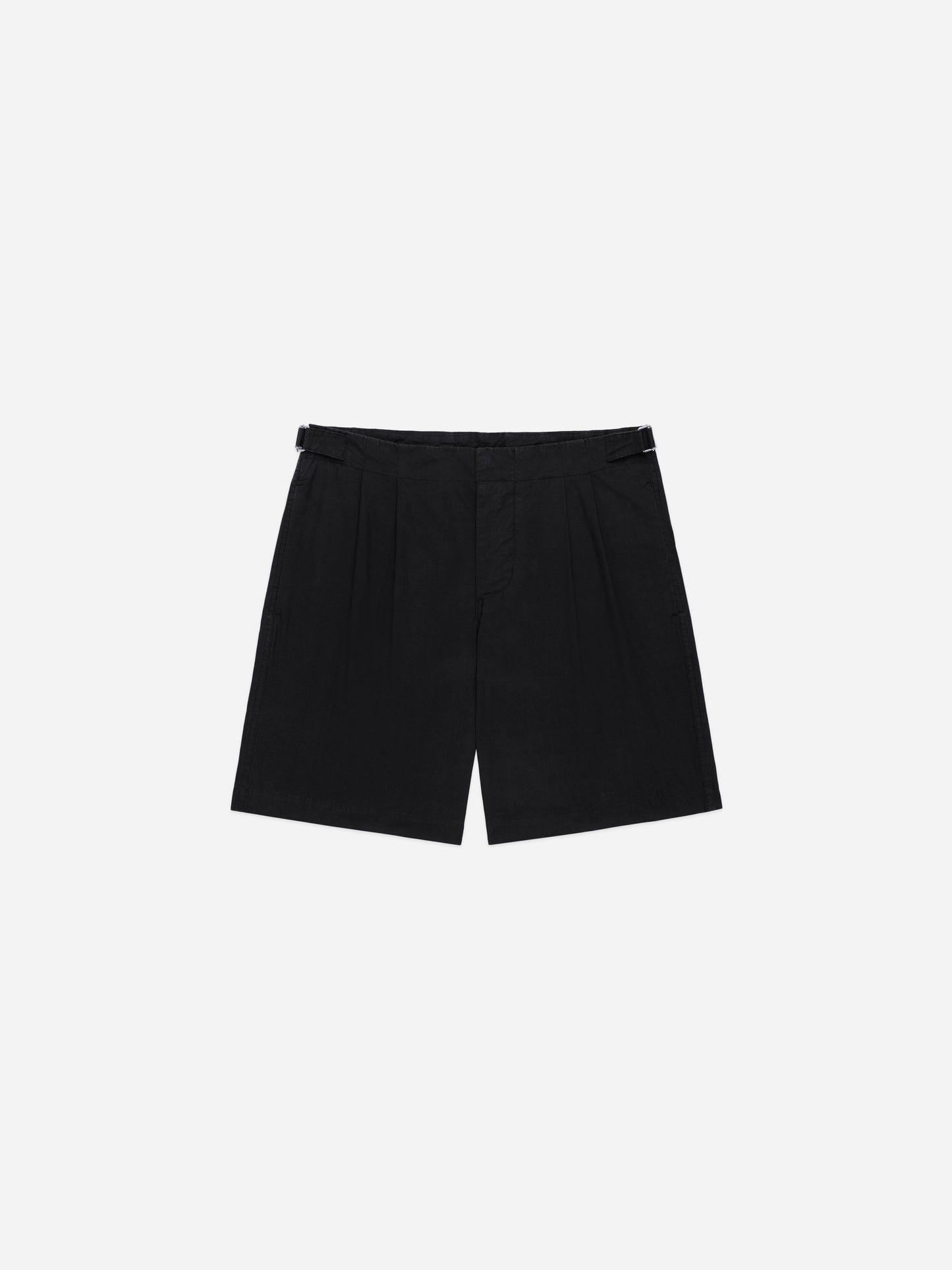 Safari Shorts Black Poplin
