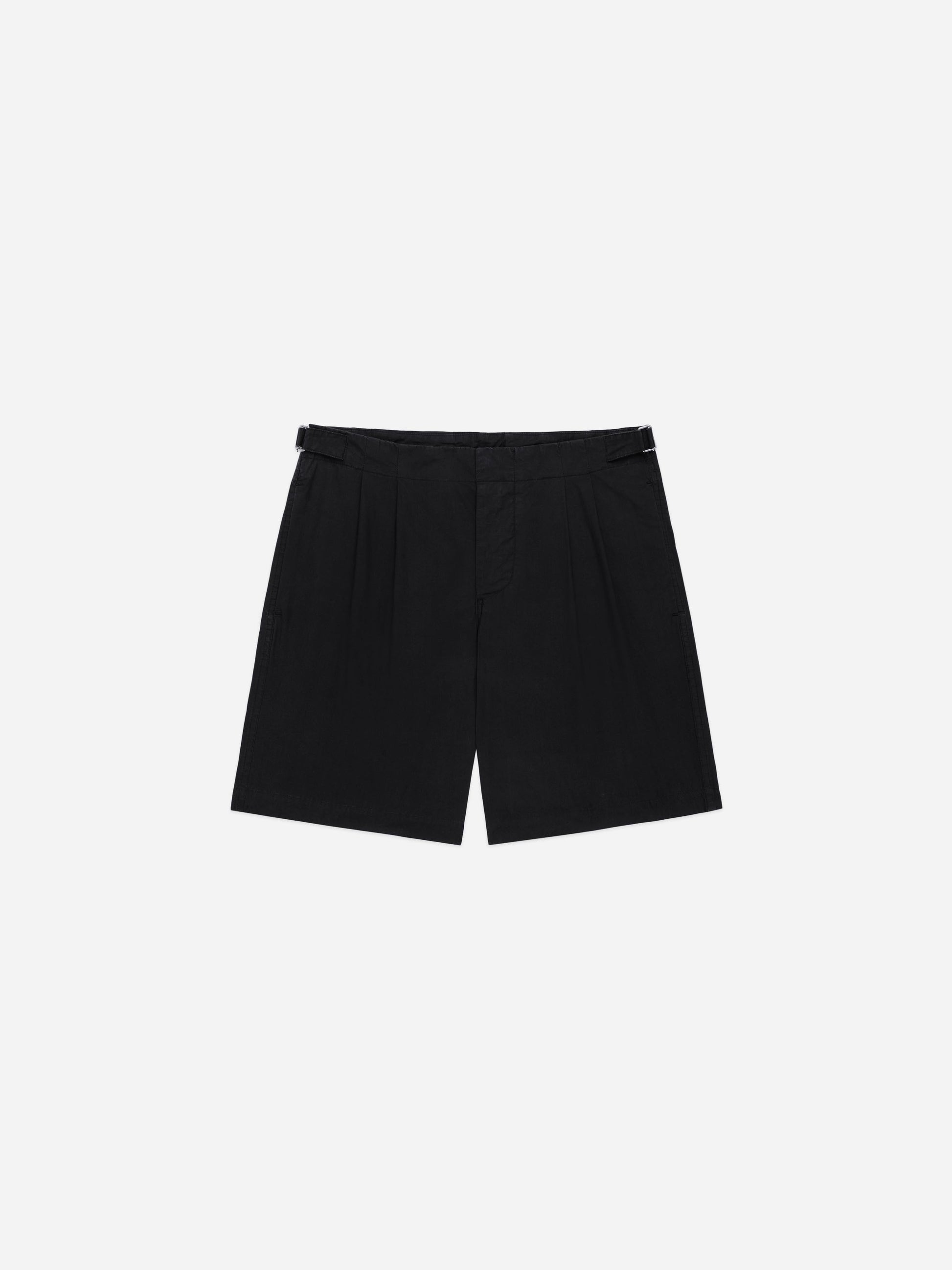 Safari Shorts Black Poplin