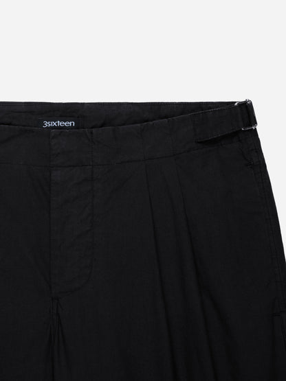 Safari Shorts Black Poplin