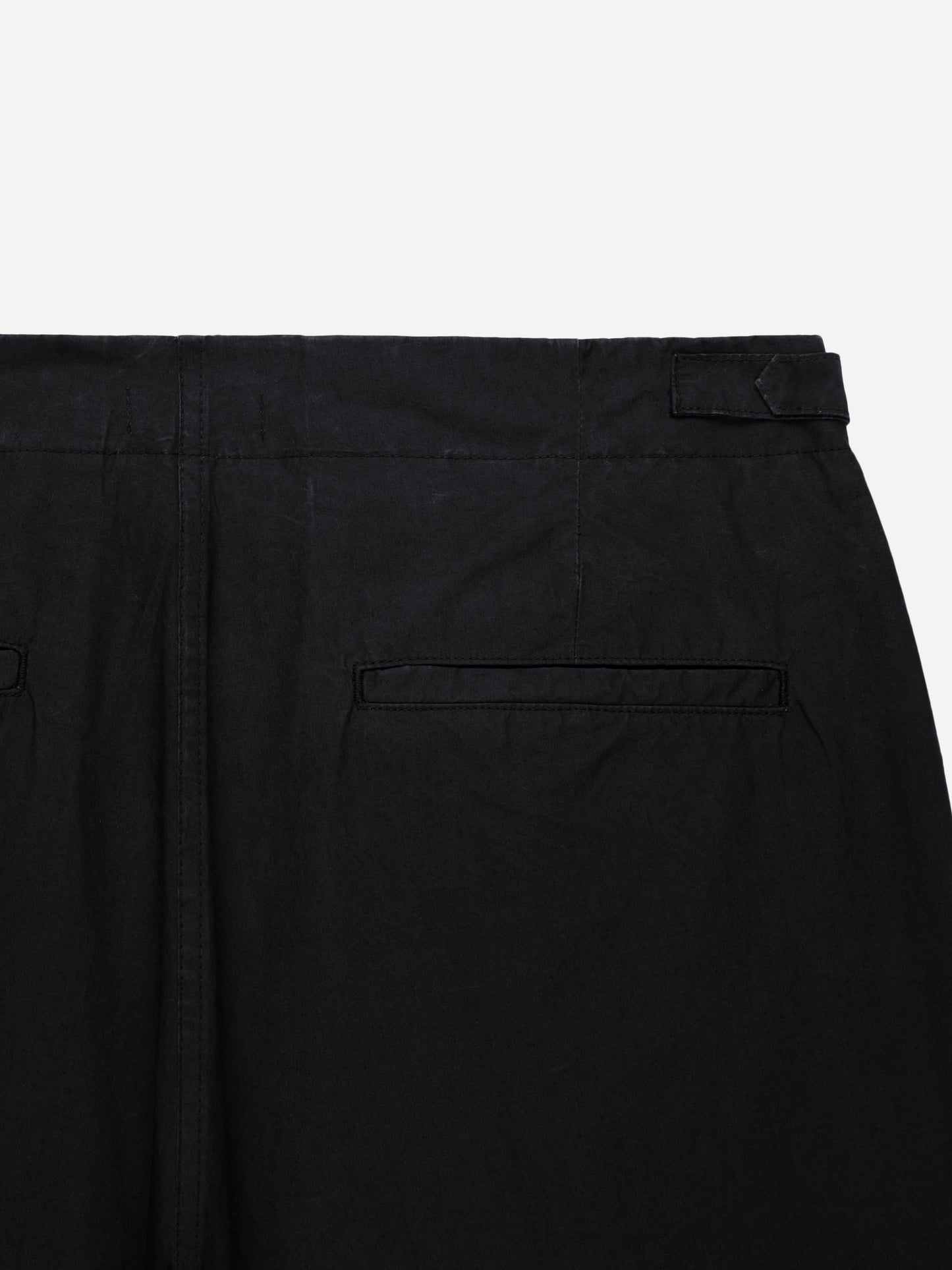 Safari Shorts Black Poplin