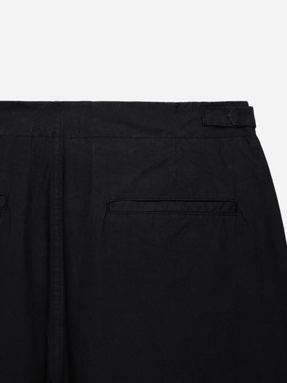 Safari Shorts Black Poplin