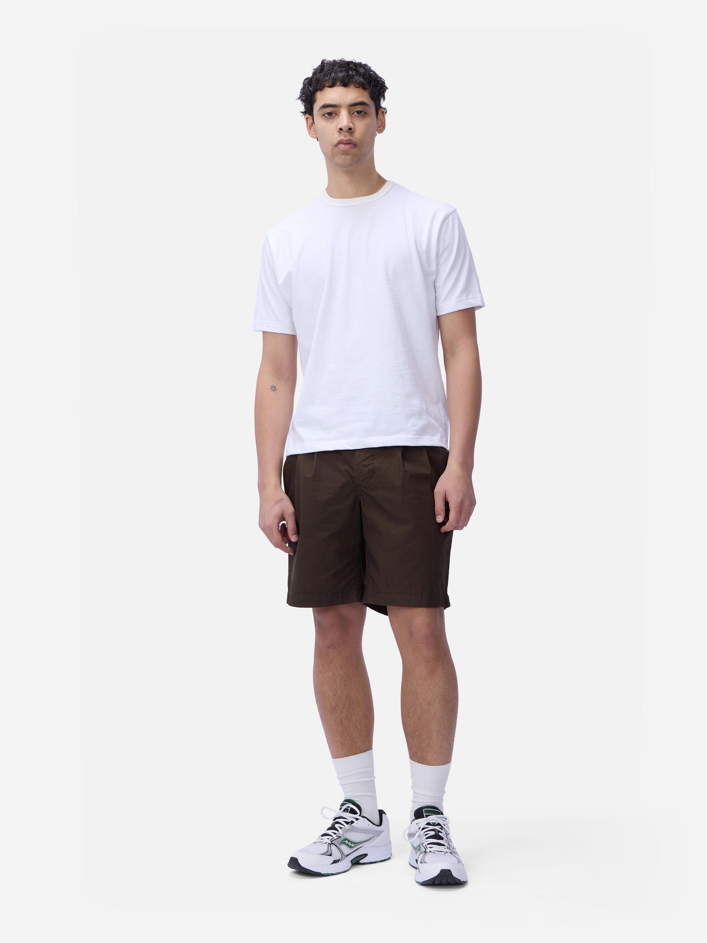 Safari Shorts Brown Poplin