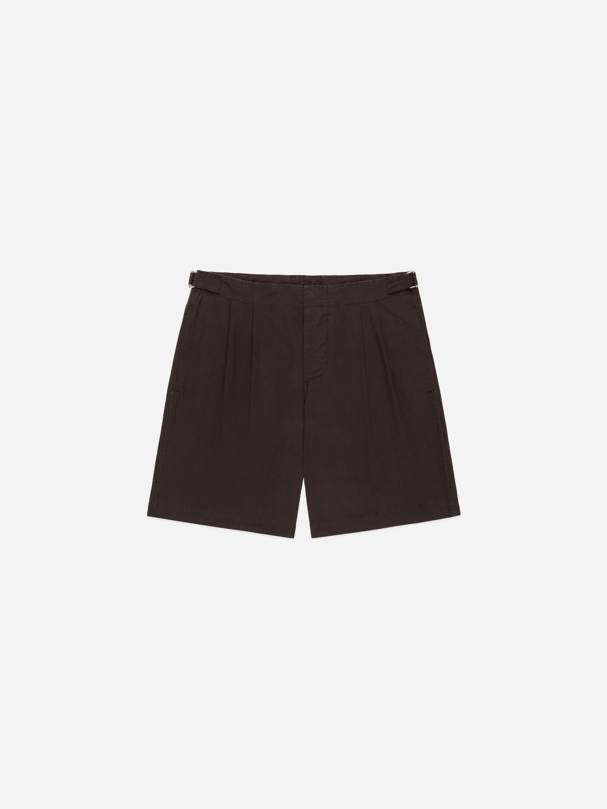 Safari Shorts Brown Poplin