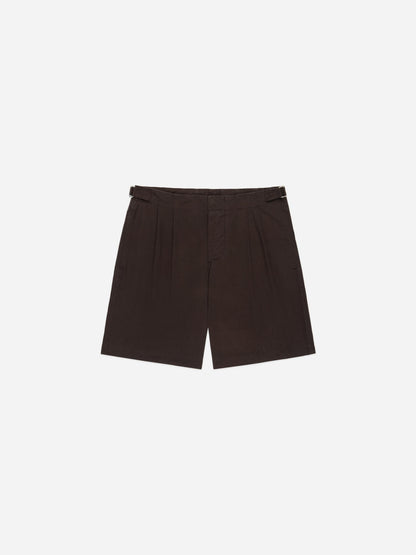 Safari Shorts Brown Poplin