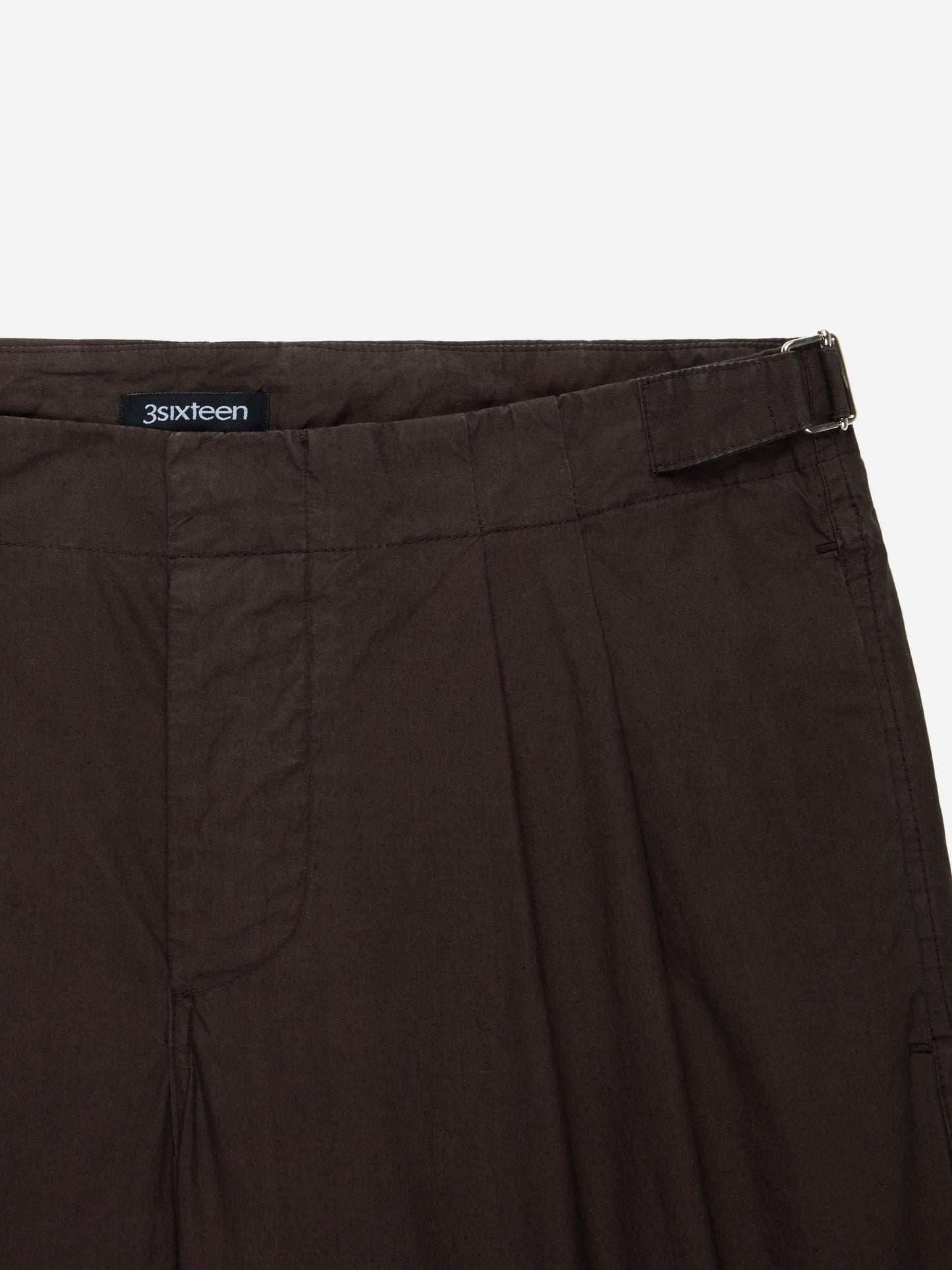 Safari Shorts Brown Poplin