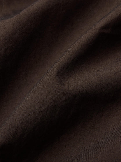 Safari Shorts Brown Poplin