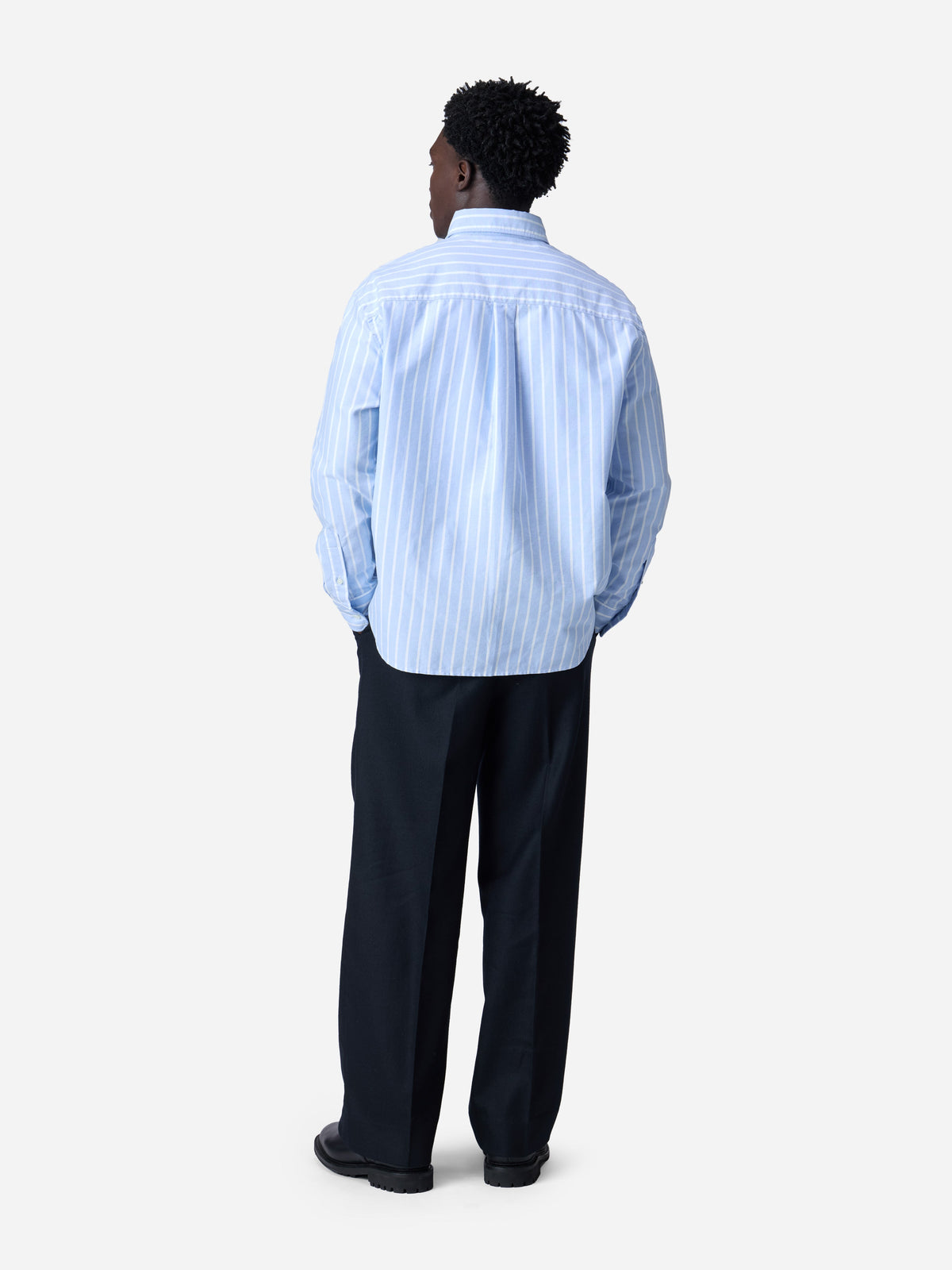 Pleated Trouser Black Wool