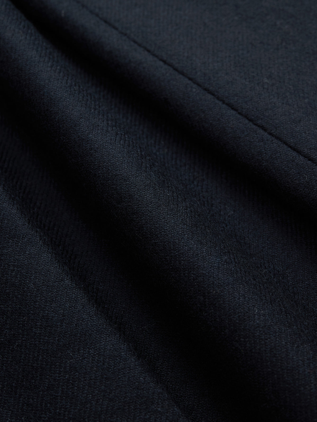 Pleated Trouser Black Wool