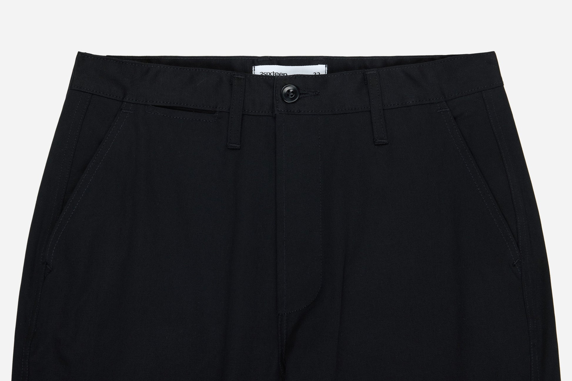 Officer Chino Black Twill