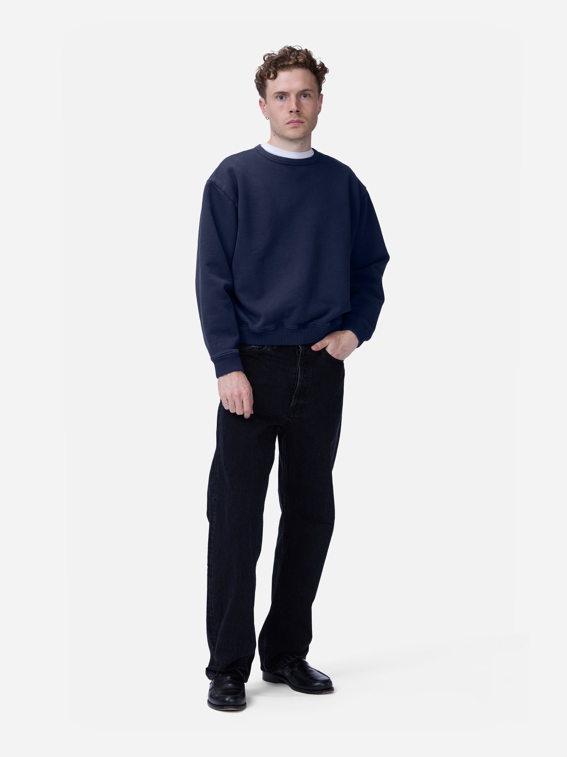 Ultraweight Crewneck Shadow Navy