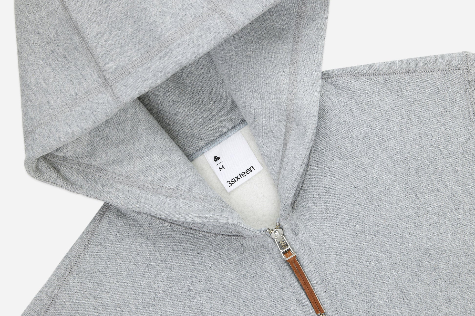 Heavyweight Zip Hoody Grey