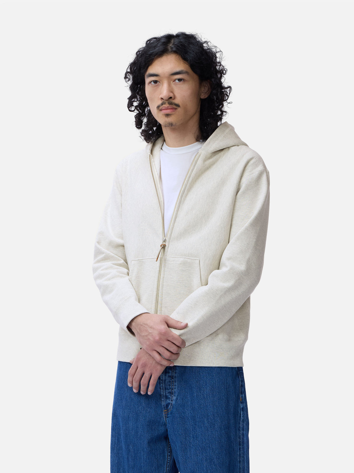 Heavyweight Zip Hoody Oatmeal