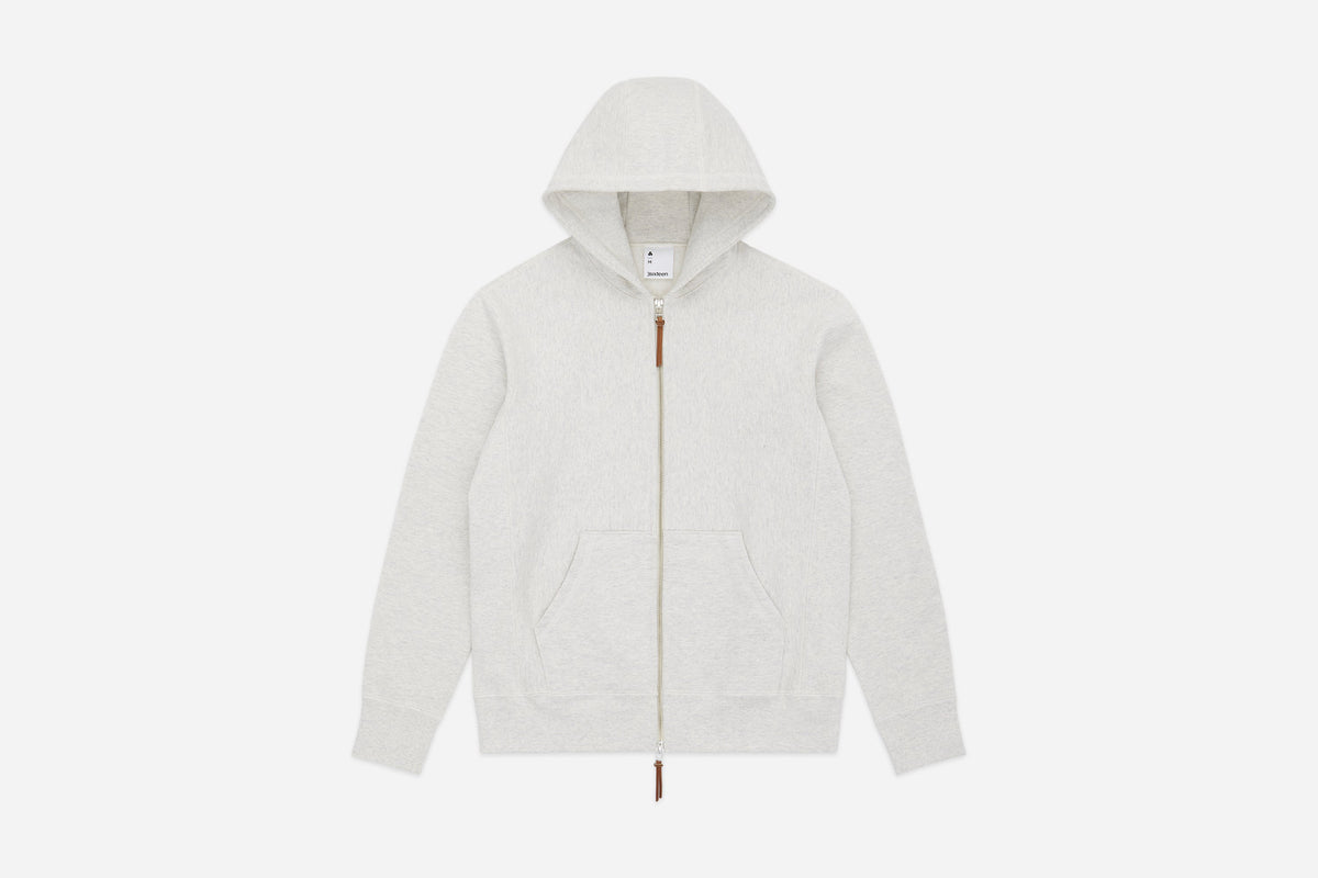 Heavyweight Zip Hoody Oatmeal