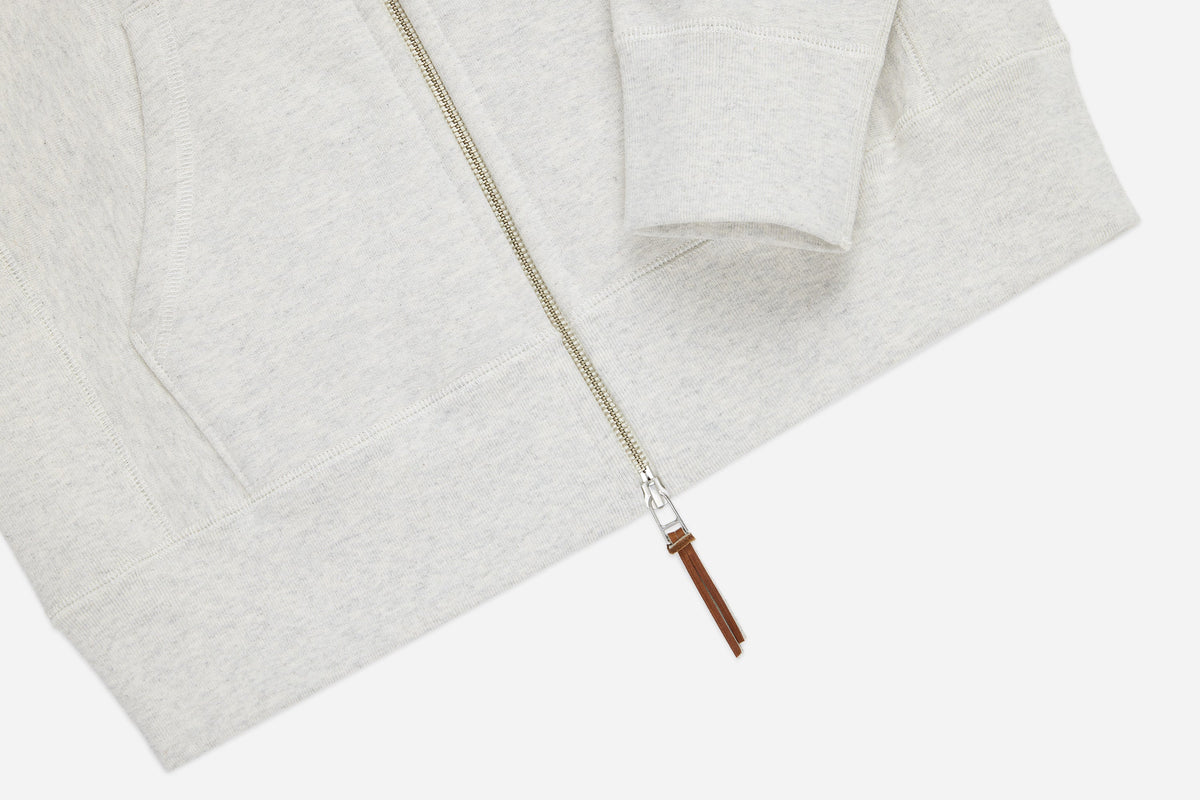 Heavyweight Zip Hoody Oatmeal