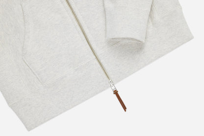 Heavyweight Zip Hoody Oatmeal