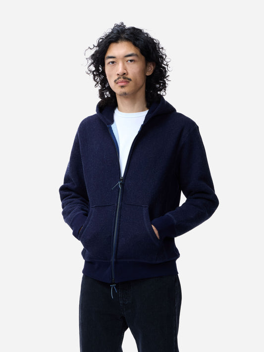 Heavyweight Zip Hoody Indigo