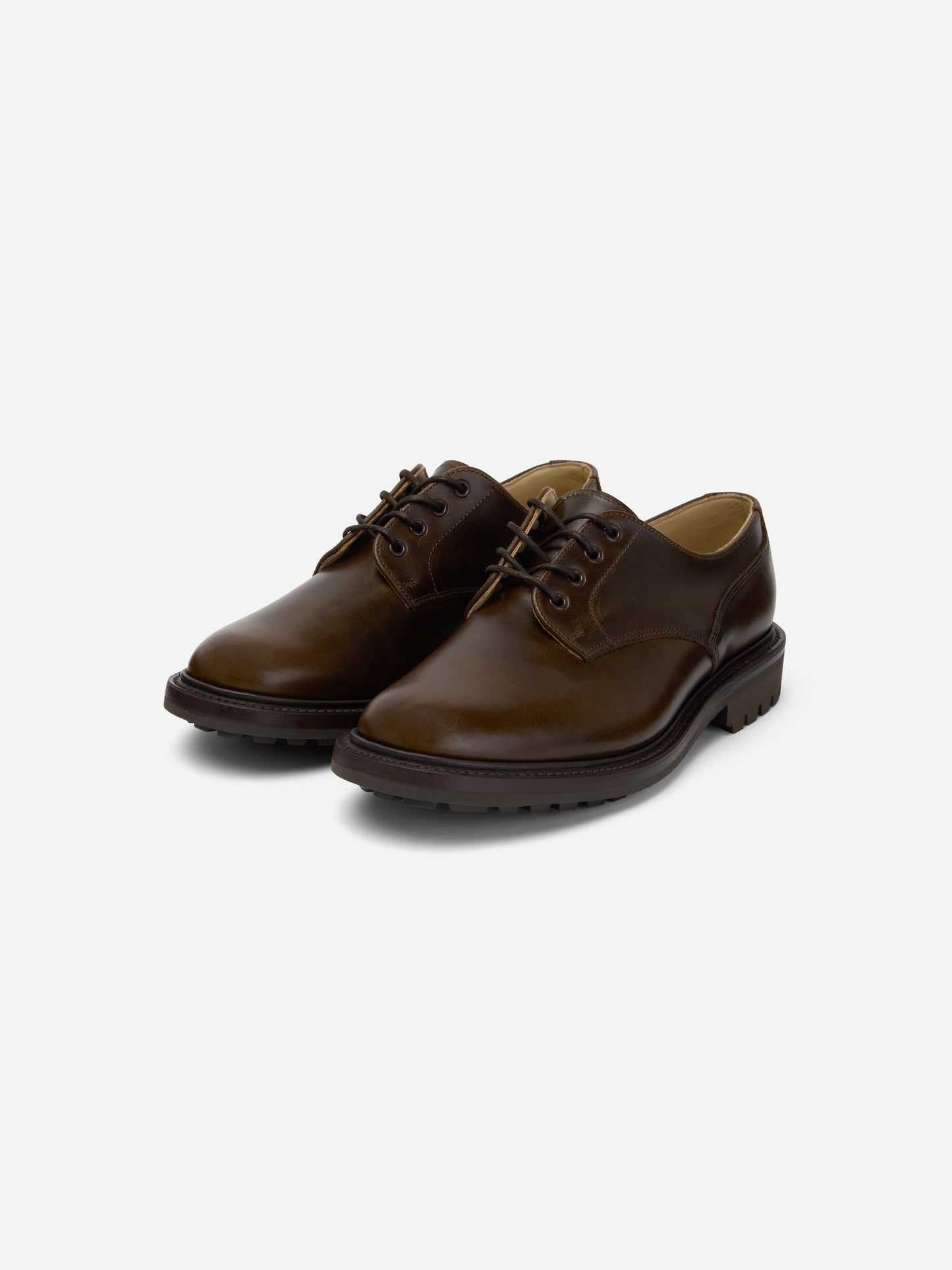 Lug Sole Derby Mocha Waxy Leather