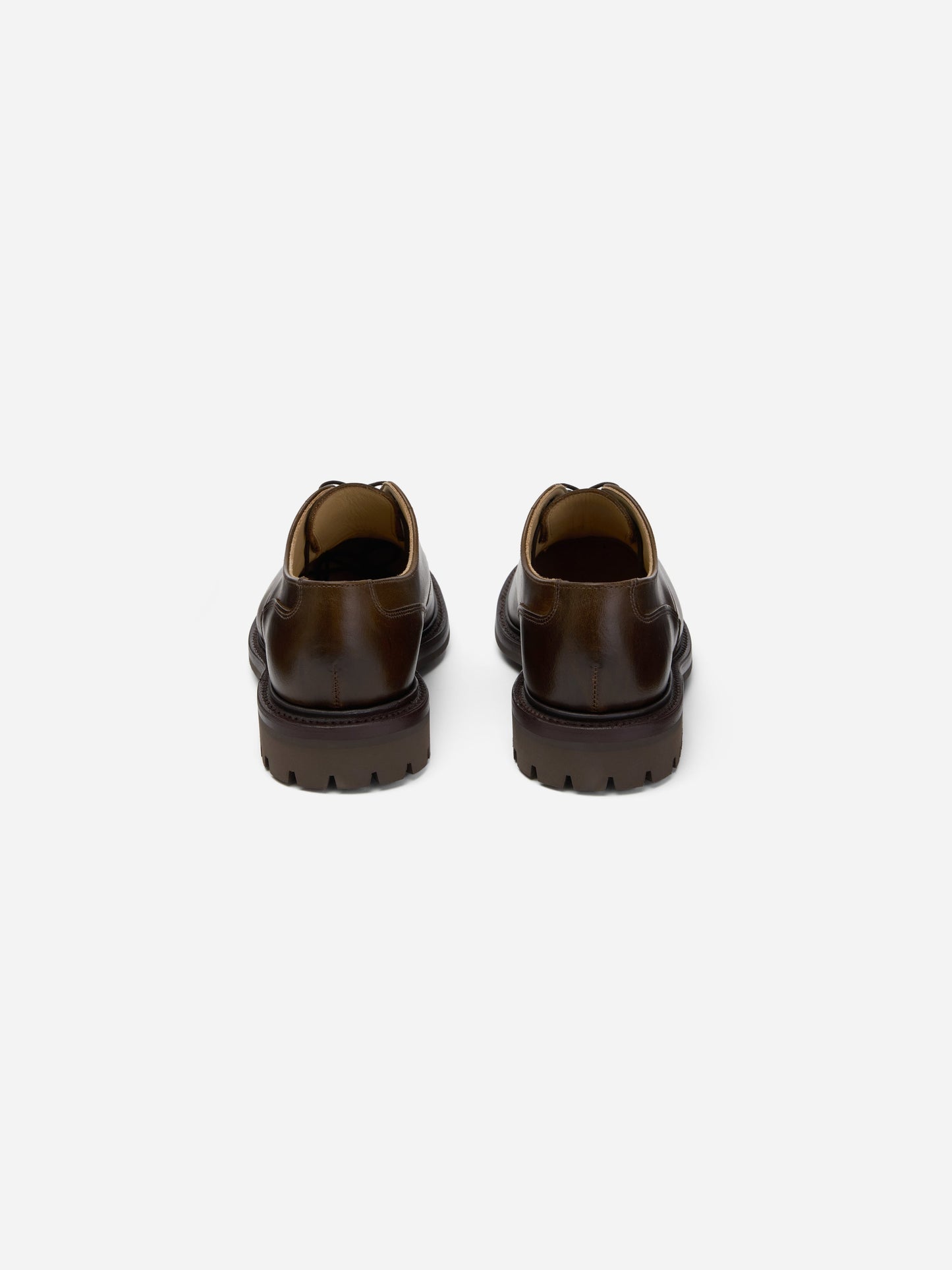 Lug Sole Derby Mocha Waxy Leather