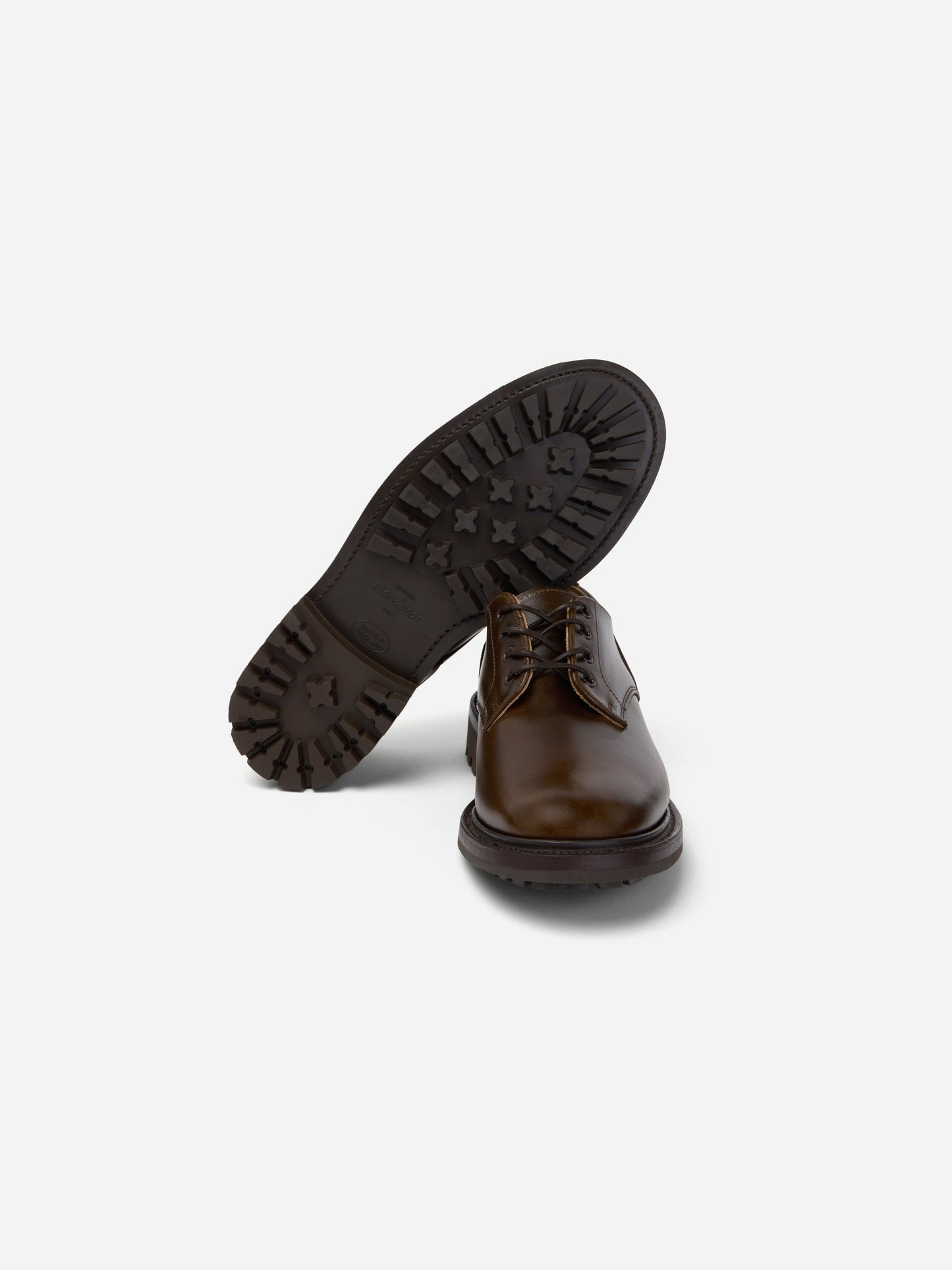 Lug Sole Derby Mocha Waxy Leather