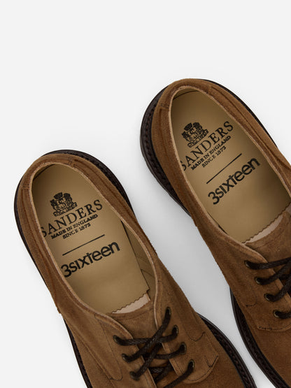 Lug Sole Derby Snuff Waxy Suede