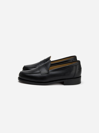 Saddle Loafer Black Calf