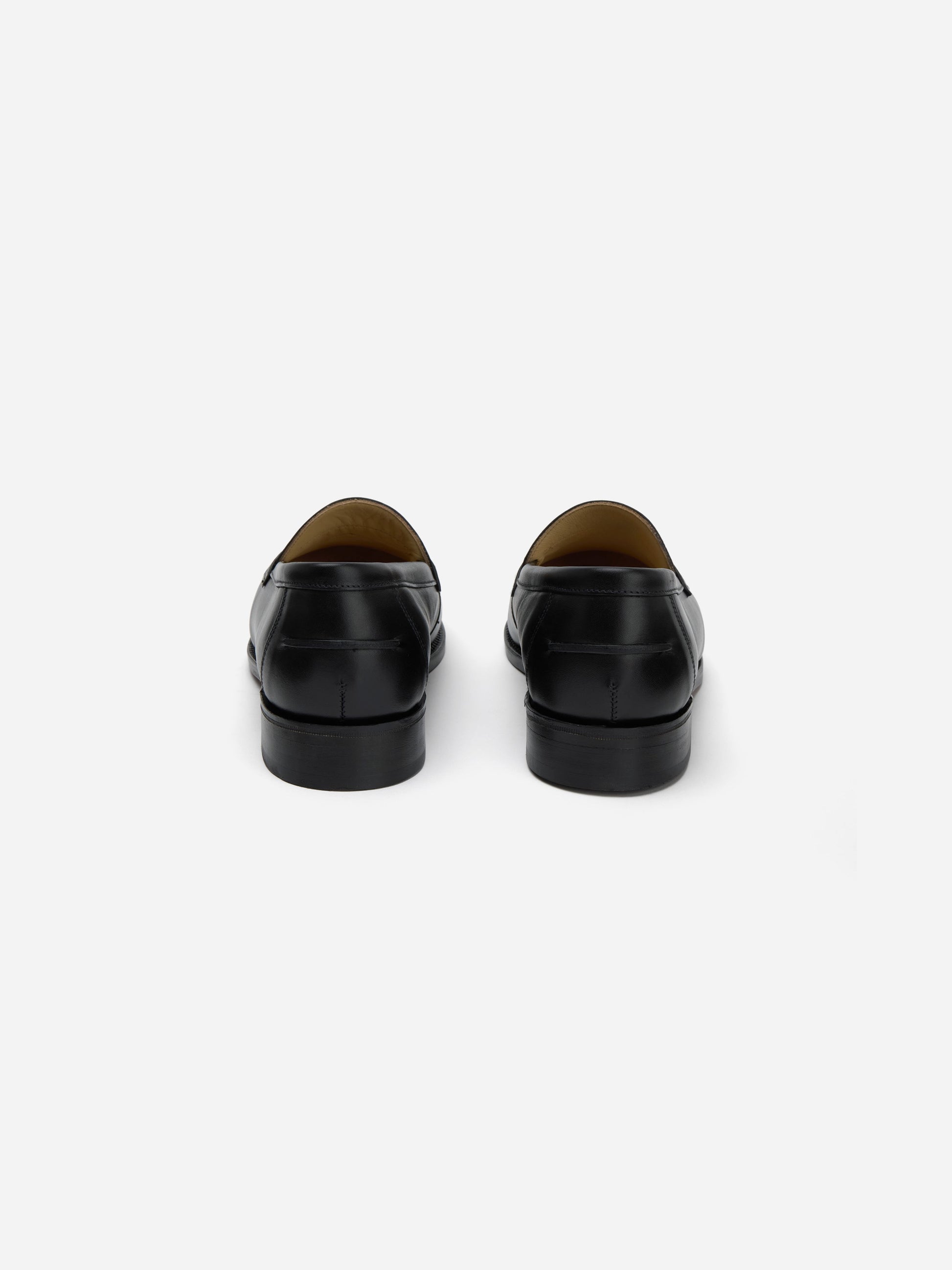 Saddle Loafer Black Calf