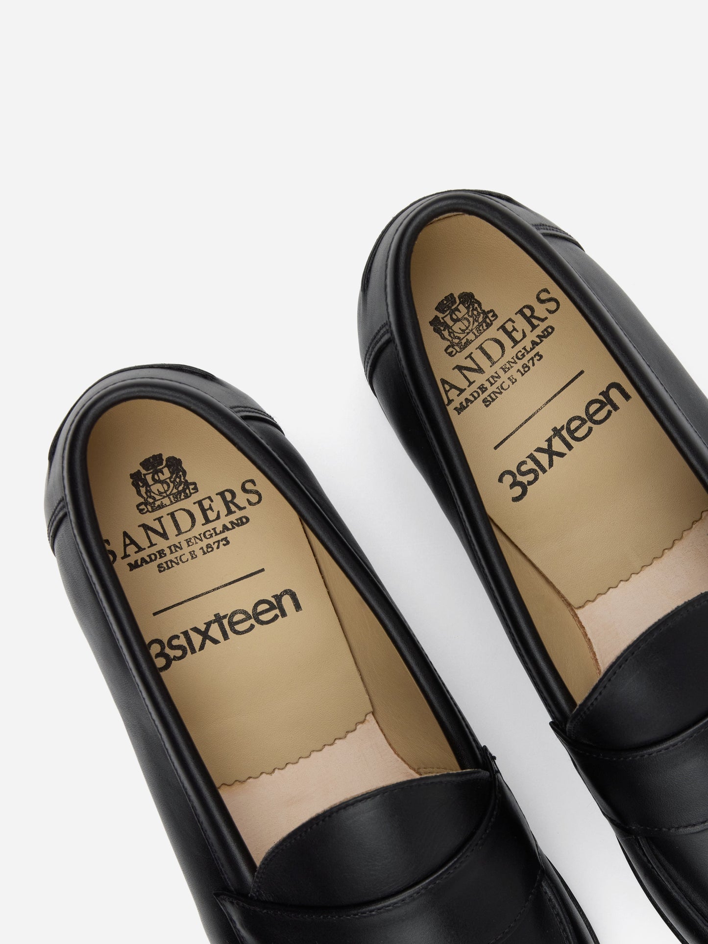 Saddle Loafer Black Calf