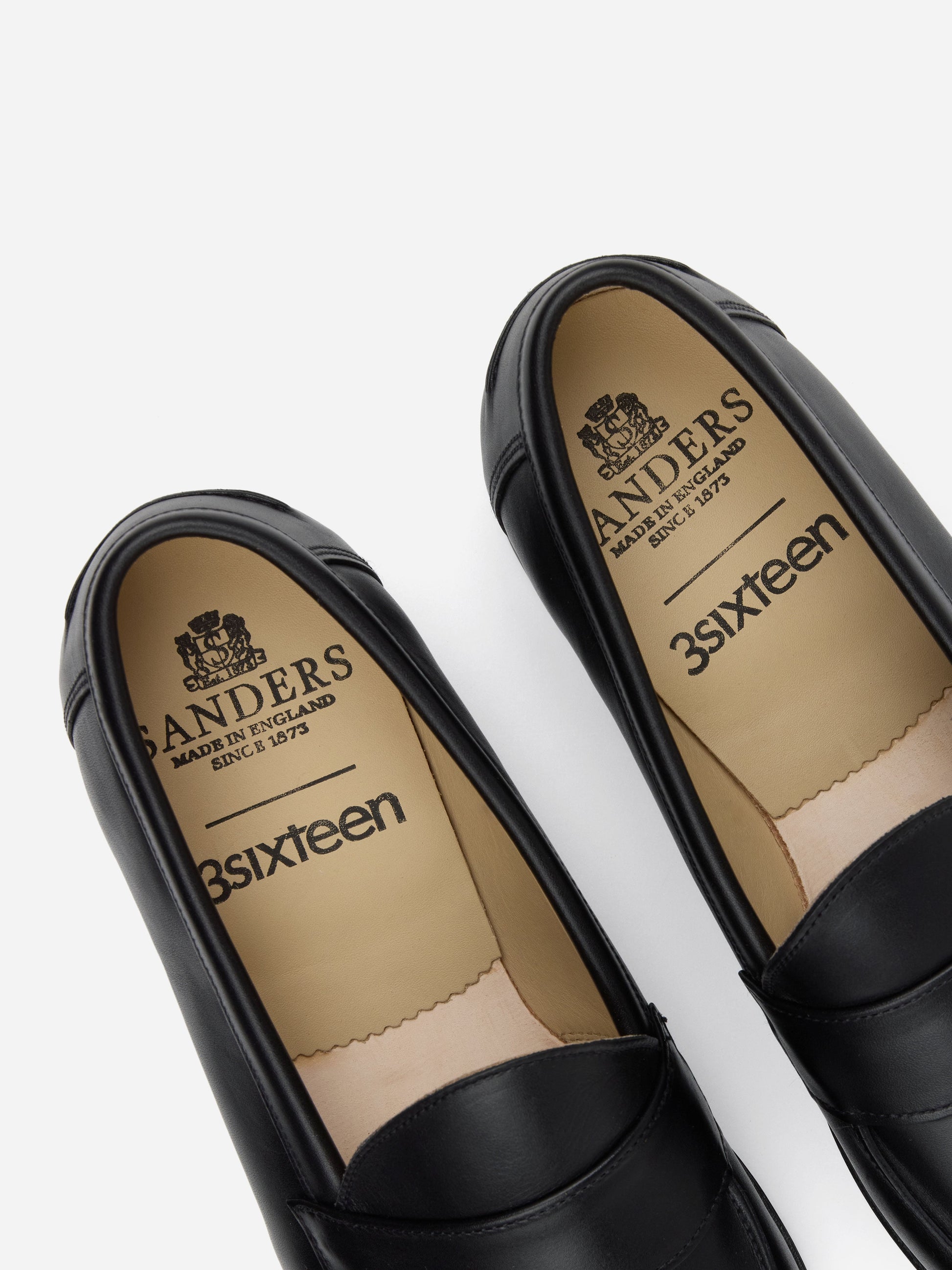 Saddle Loafer Black Calf