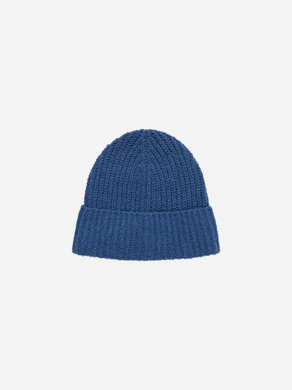 Cotton Watch Cap Lapis Boucle