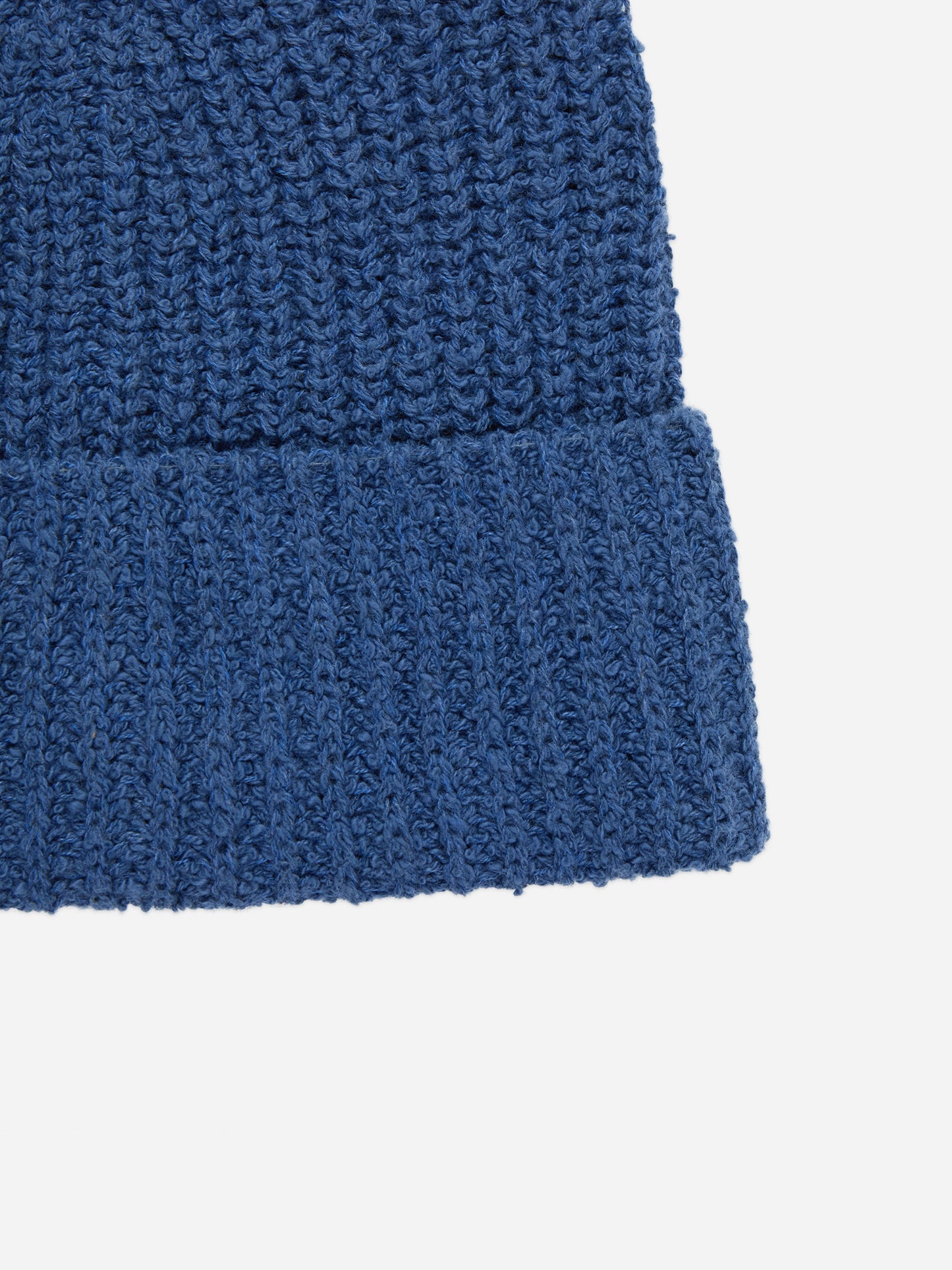 Cotton Watch Cap Lapis Boucle