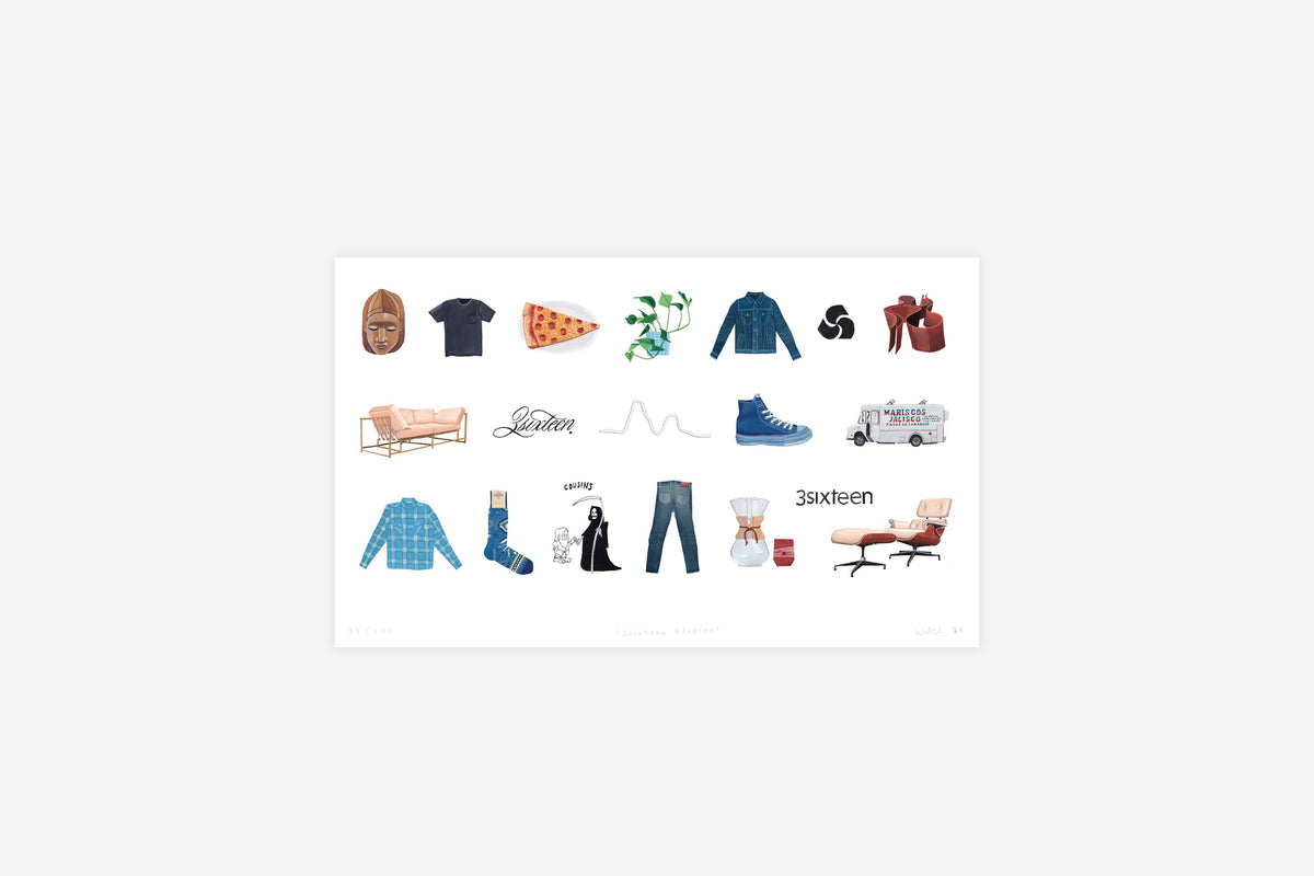 "Artifacts" Print Andrew Watch for 3sixteen