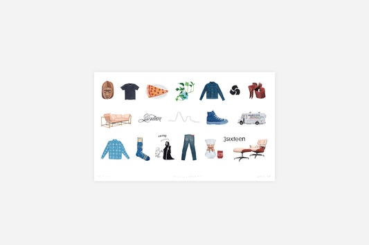 "Artifacts" Print Andrew Watch for 3sixteen