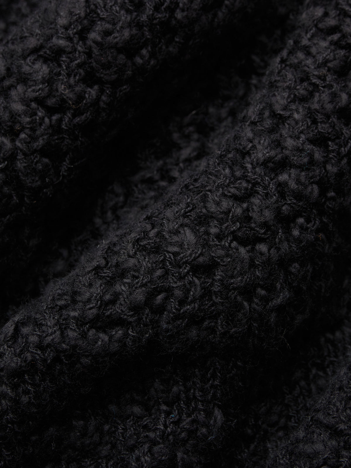 Short Sleeve Knit Shirt Black De Stijl