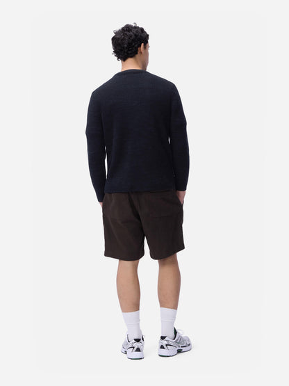Long Sleeve Knit T-shirt Vintage Black