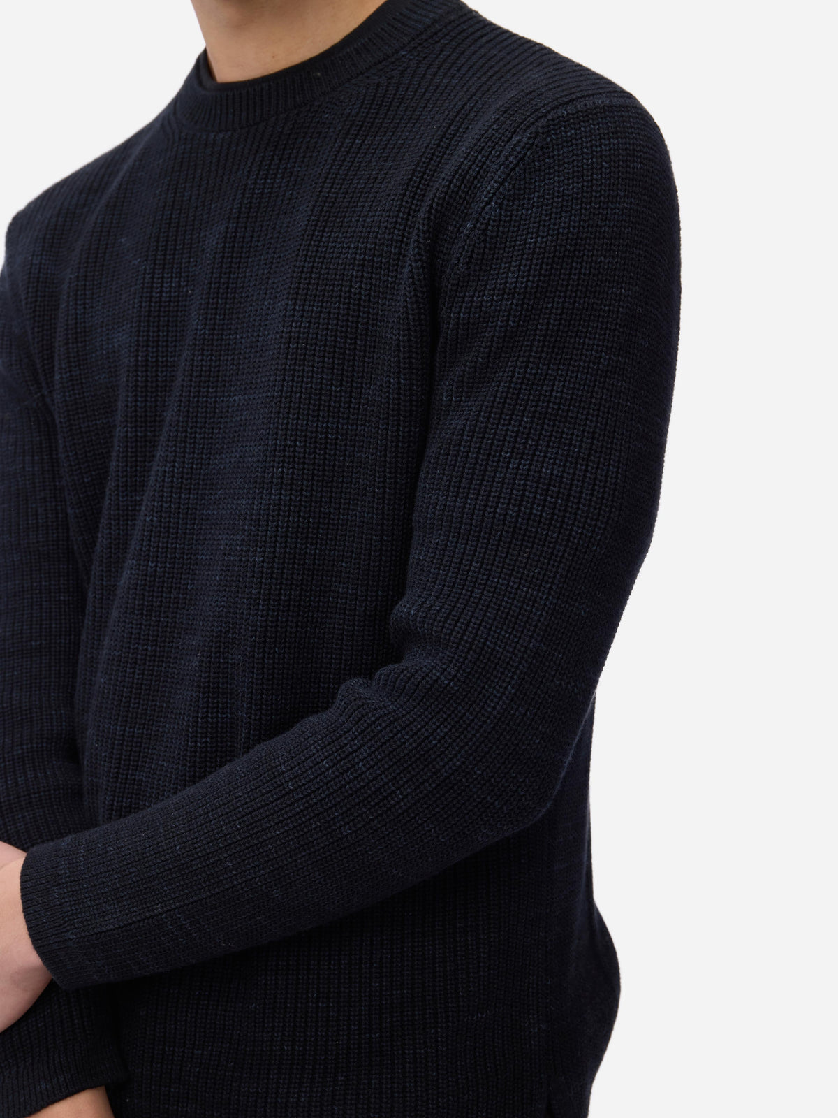 Long Sleeve Knit T-shirt Vintage Black