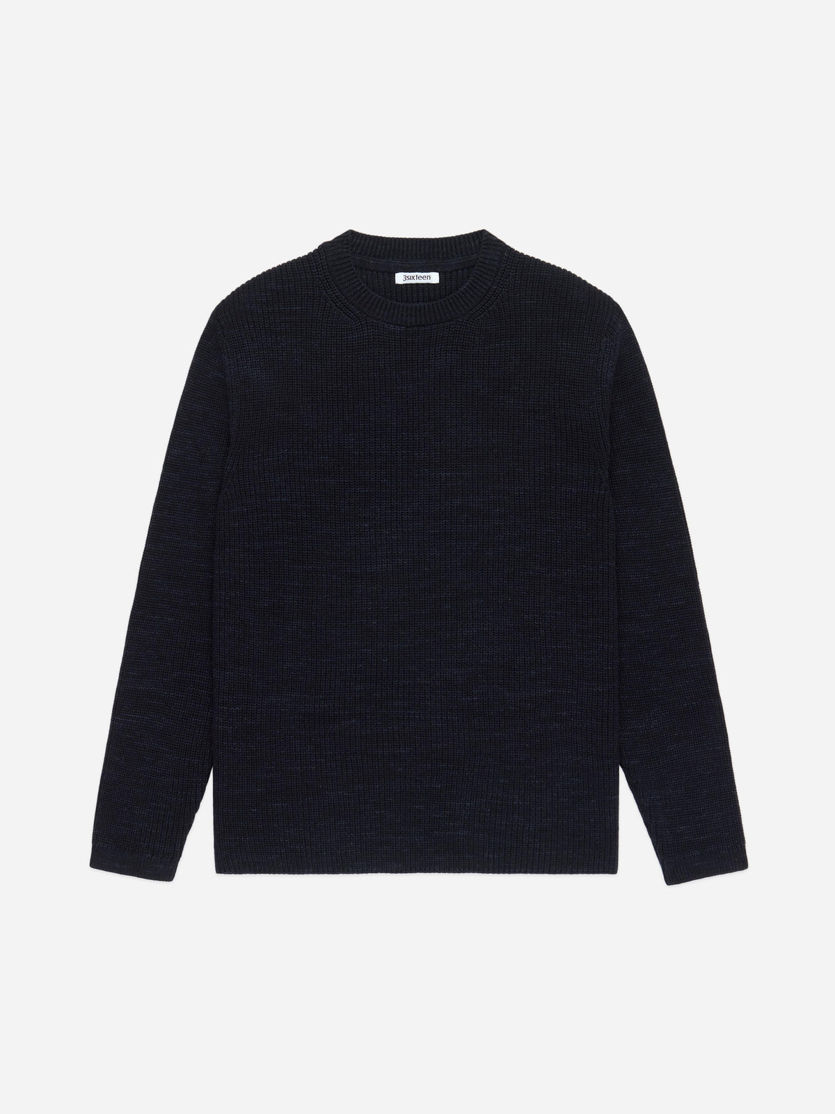 Long Sleeve Knit T-shirt Vintage Black