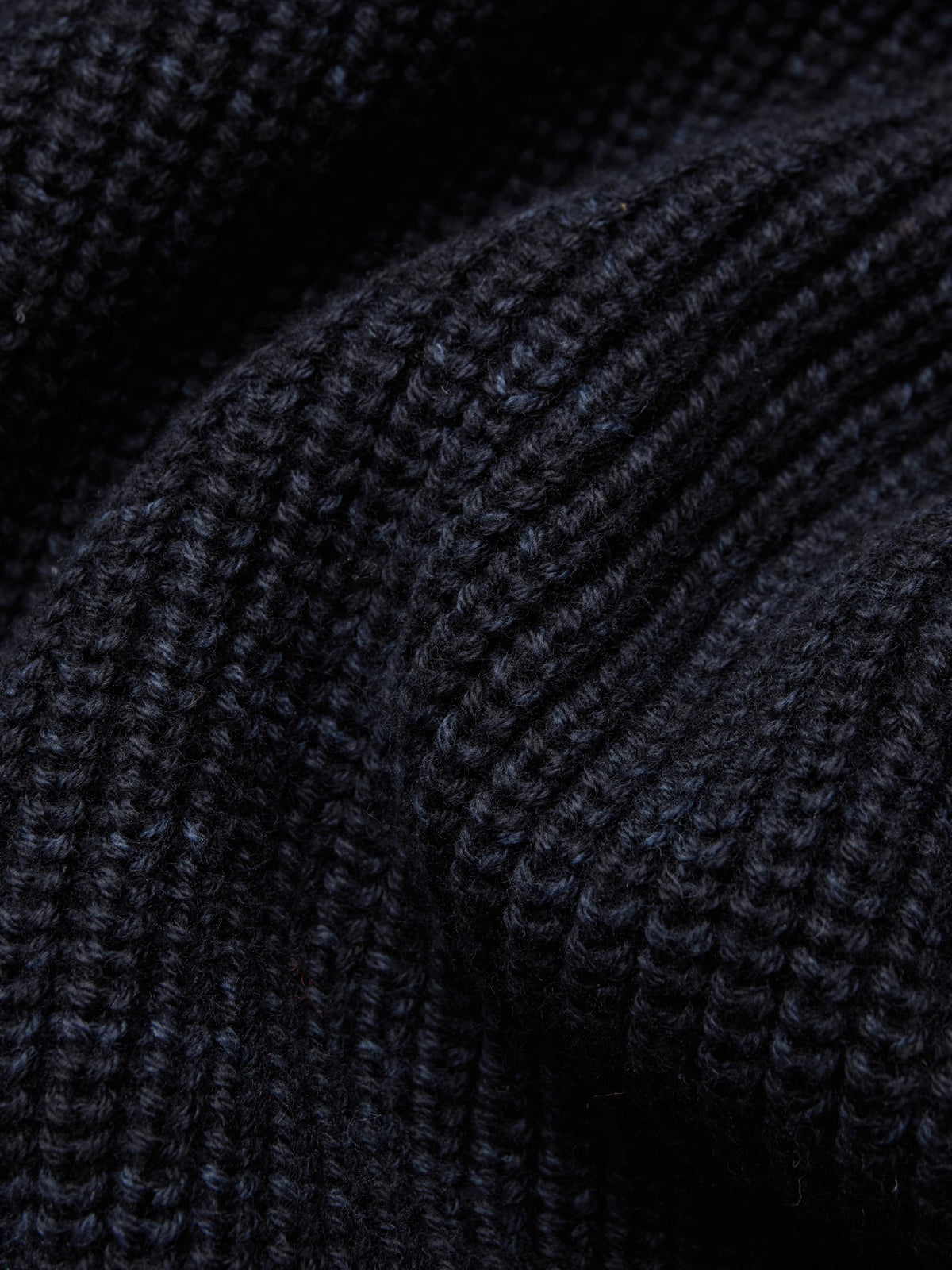 Long Sleeve Knit T-shirt Vintage Black
